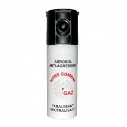 Bombe lacrymogène anti agression GAZ 50 ml