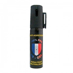 Bombe lacrymogène 25ml GEL - 100% PRO