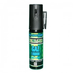 Bombe lacrymogène CS GAZ 25ml