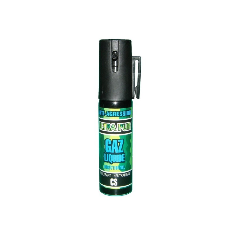 Bombe lacrymogène GAZ Liquide 25 ml à 4,50 €