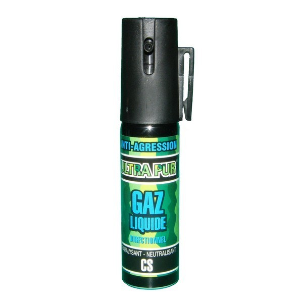 Bombe lacrymogène de poche Gaz CS 70% CBM - 25ml - Armurerie Lavaux