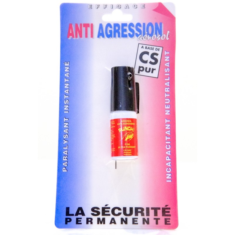 Bombes lacrymogènes petits formats de poche ou discret de 15ml à 50ml