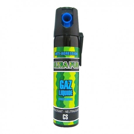 Bombe lacrymogène 75ml GAZ liquide - ULTRAPUR