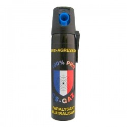 Bombe anti agression lacrymo GAZ PRO 75 ml