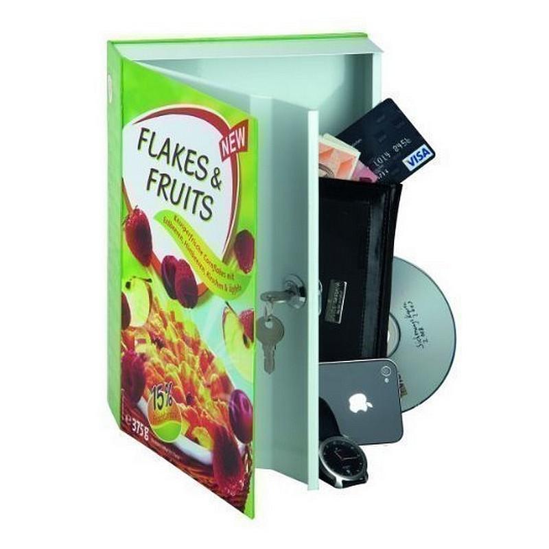 Coffre-fort dissimulé dans une boite de corn-flakes 27,2 cm à 14,50 €