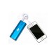 Taser batterie de téléphone portable et lampe torche Bleu 