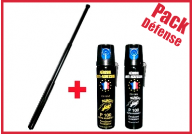 pack x3 Bombe lacrymogène PUNCH - Spray puissant en GEL 100 ml à 30,00 €